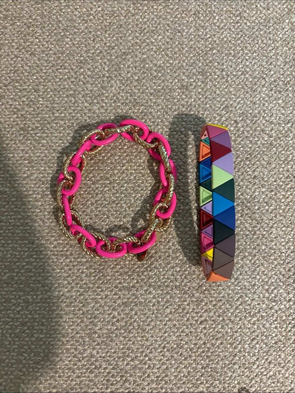 Set of colorful bracelets